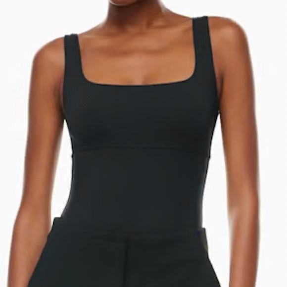 Aritzia Tops - NWT Babaton Aritzia Contour Decibel Bodysuit in black size small